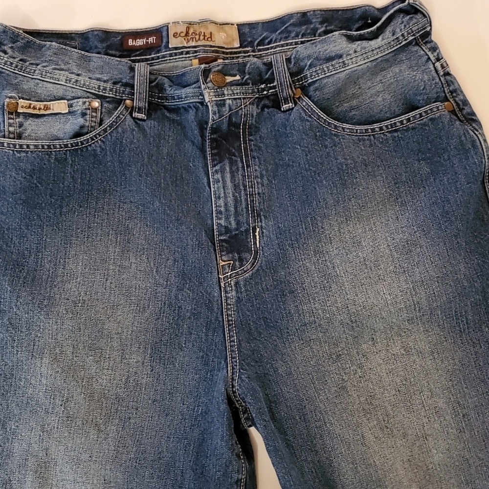 Ecko unltd mens denim baggy shorts